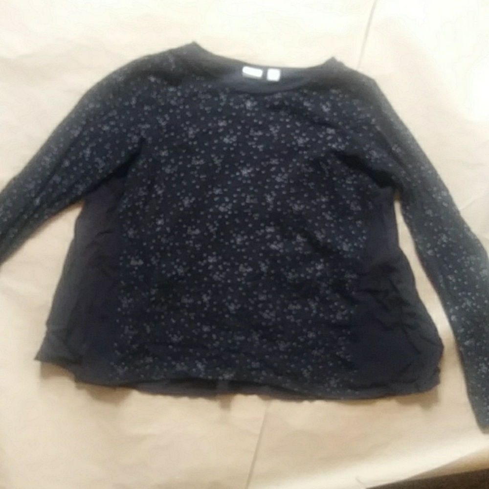 Black top with star pattern